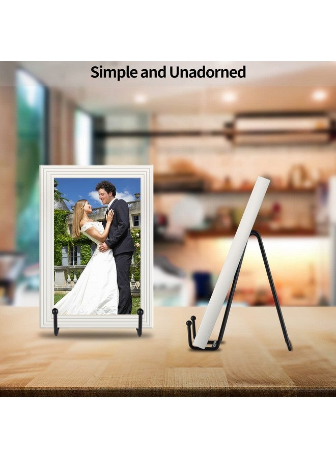 IBosins IBosins 5 Pack 6 Inch Plate Holder Display Stands, Metal Black Frame Stand for Picture, Book, Photo Easel, Creation, Collectibles  - Image 4