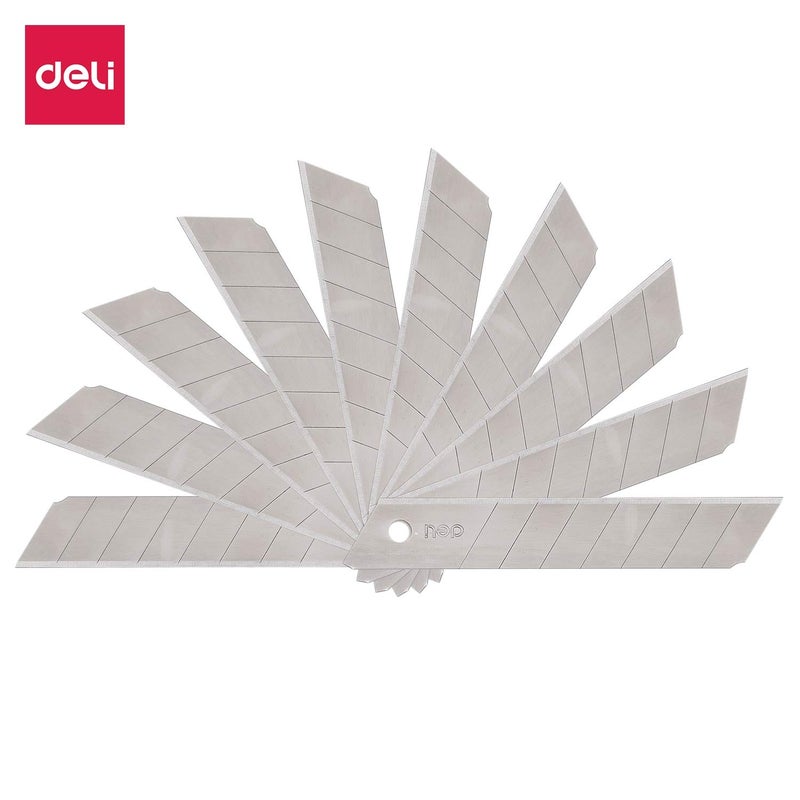 Deli E2011 Cutter Blades | 100mm X 18mm Stainless Steel Blades (Pack of 3) - Image 3