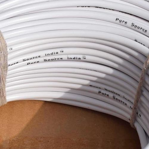 Pure Source India Flexible 0.25mm x 2 Core Round Copper Electrical Wire, Load Capacity- 2 Ampere / 450 Watt (White - 5 MTR.) - Image 4