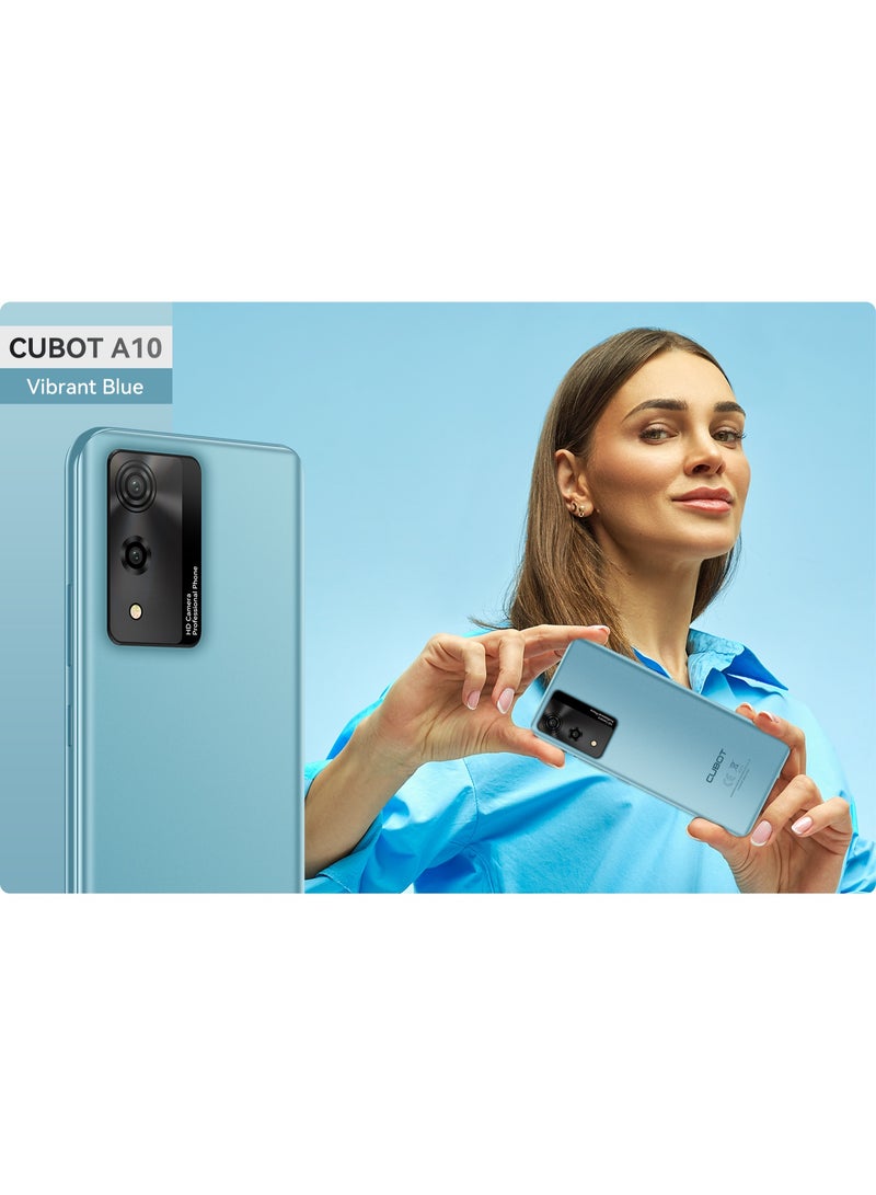 Cubot A10 Smart Phone 6.745" HD+ Front/1.83" Rear Screen 90Hz Android 14 5100mAh Battery 4GB RAM 128GB ROM/1TB Octa Core 48MP Main Camera 4G Dual SIM Face ID/GPS-Black - Image 3