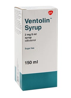 gsk Ventolin Syrup
2 Mg   5Ml 150 Ml 