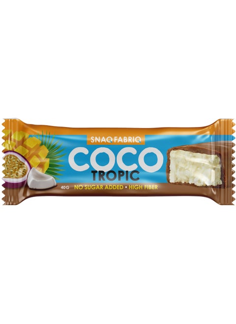 COCO Tropic Bar with Mango & Passion Fruit 40g