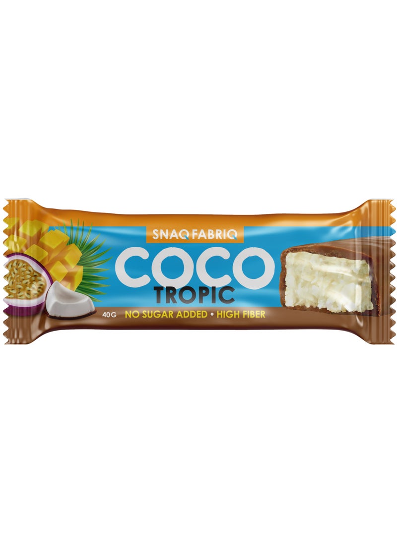 Snaq Fabriq - COCO Tropic Bar with Mango & Passion Fruit 40g - Image 1