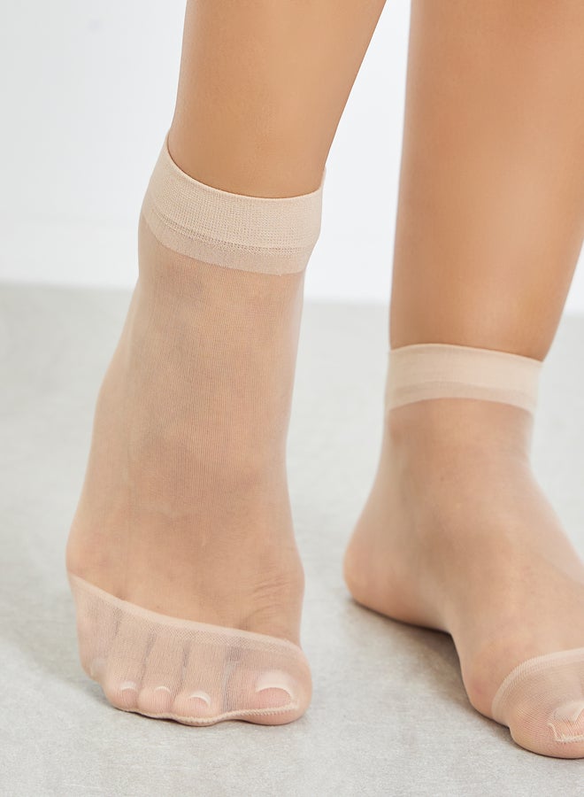 Styli Pack of 2 - Sheer Ankle Socks - Image 2