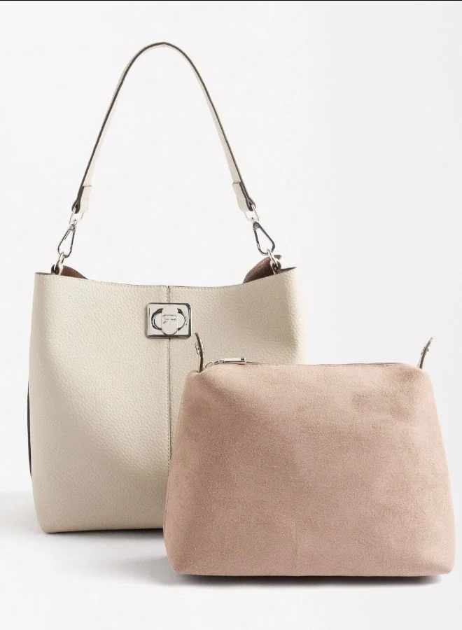 PARFOIS Shoulder Bag With Removable Bag