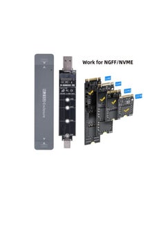 Generic To NVME M-key M.2 NGFF SATA SSD PCBA Case Combo Type-C & USB3.0 RTL9210B Chipset 2280 / 2260 / 2242 /2230 mm Adapter with hard disk NVMe 512GB  - Image 4
