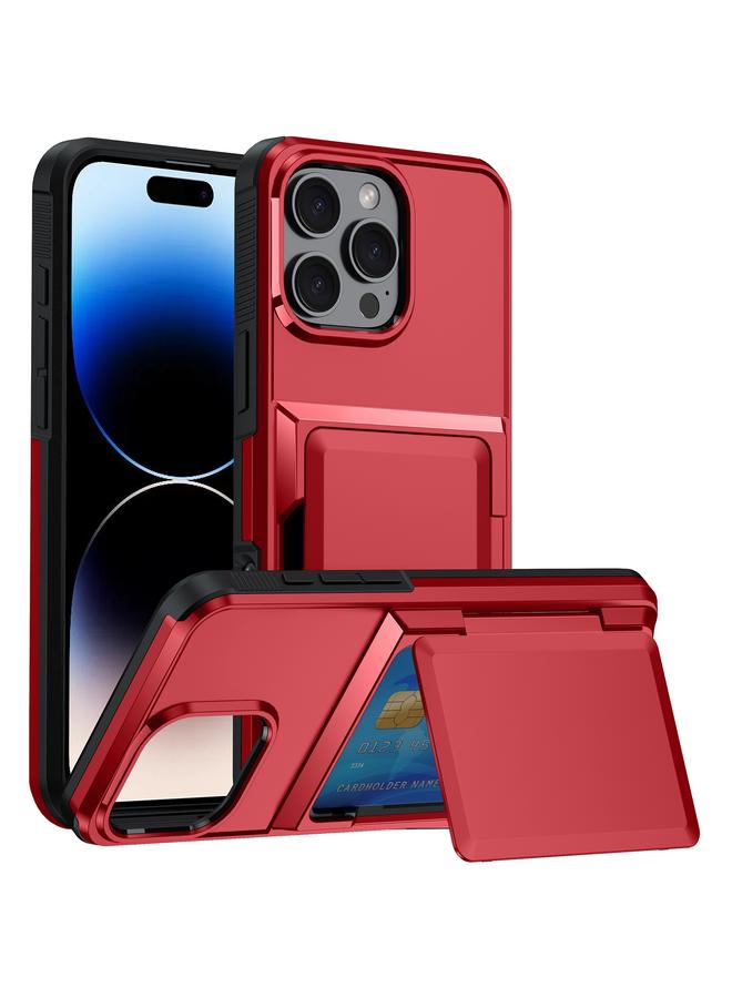 S-TOP Case For iPhone 16 Pro Max Card Slot Holder Phone Case - Image 1
