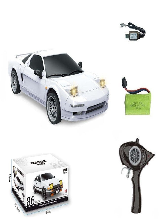 Babelly RC Drift Car 1:18 Scale MX5 - 2.4GHz 3-Channel Remote Control On-Road Racing Car with LED Flip Headlights, 150 High-Speed Motor, USB Rechargeable Toy for Kids & Adults - Image 1