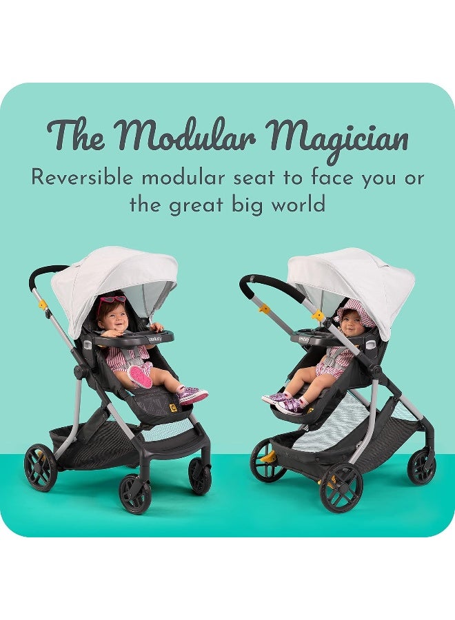 Century Swap On Modular Stroller, Berry - Image 2