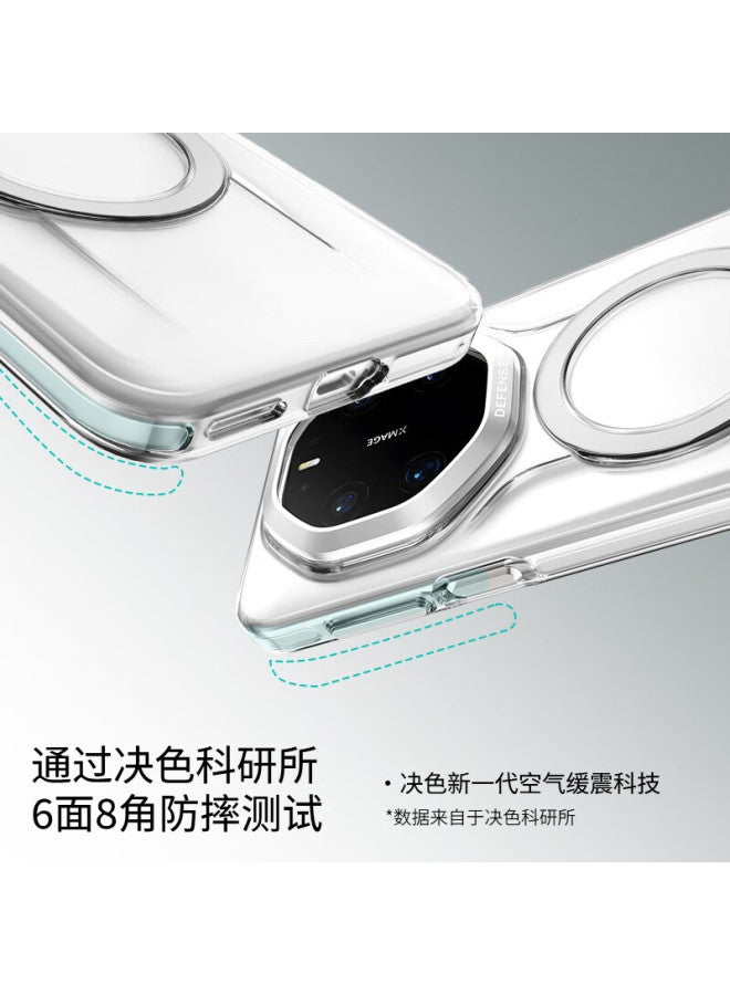 Defense Jues Color Huawei Mate80rs Transparent Magnetic Full-coverage Pc Integrated Protective Case 80rs Extraordinary Master Ice Transparent White - Image 4