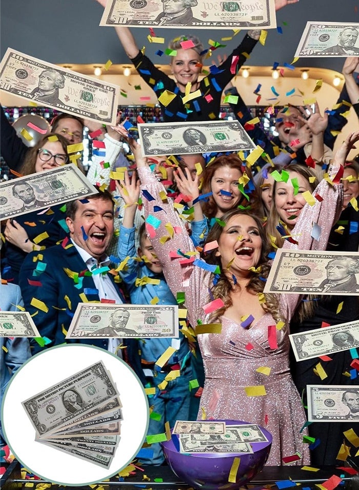 MissTiara 1400 Pieces Play Money for Kids Prop Money Replicas of US Dollar banknotesMagician Porp,Movie Props Assorted - Image 3