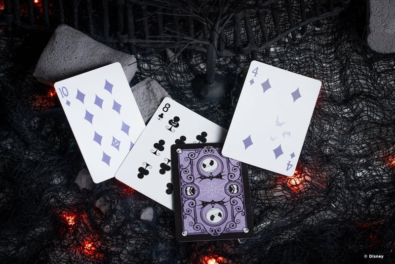 Bicycle Disney Tim Burton's Nightmare Before Christmas Inspired Playing Cards Featuring Jack Skellington, 1 Deck for Halloween Gifts, Christmas Stocking Stuffers, or Vacation Travel Games - Image 3