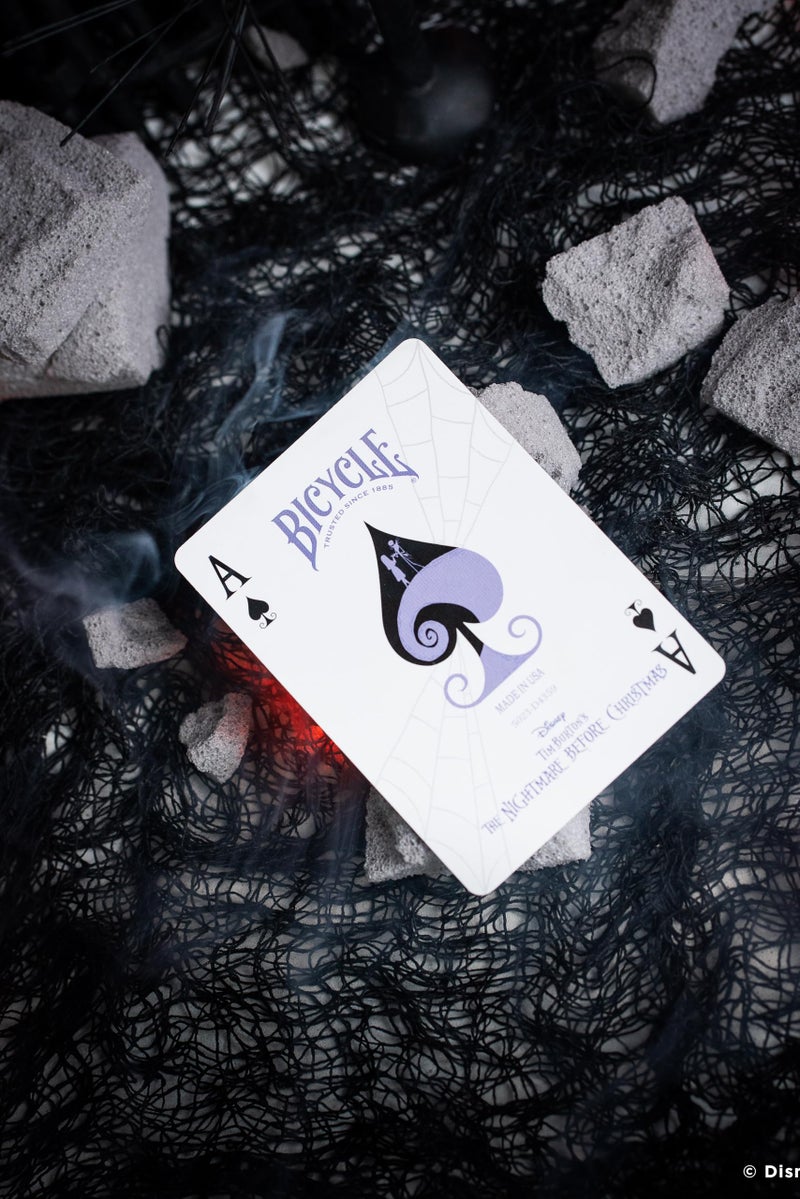 Bicycle Disney Tim Burton's Nightmare Before Christmas Inspired Playing Cards Featuring Jack Skellington, 1 Deck for Halloween Gifts, Christmas Stocking Stuffers, or Vacation Travel Games - Image 5