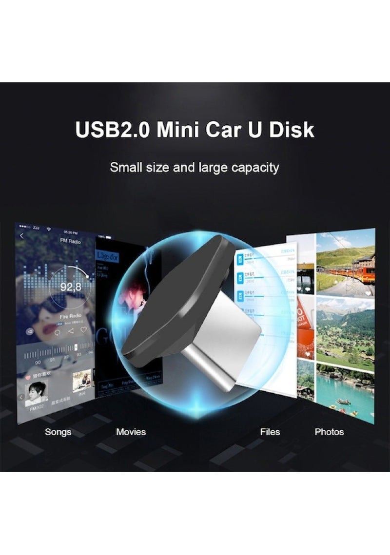 محرك أقراص فلاش USB من النوع C، محرك أقراص فلاش USB قصير صغير سعة 64 جيجابايت، محرك أقراص فلاش USB من النوع C معدني - Image 4