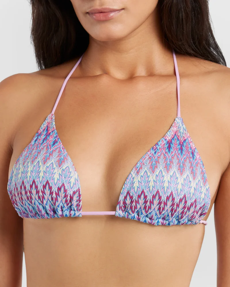 Isla & Evie Isla &amp; Evie Crochet Triangle Bikini Top