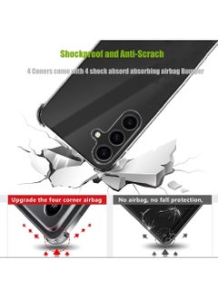 SNBFA Samsung Galaxy A16 Case,Designed for Galaxy A16 5G/4G Case,Slim Flexible TPU Airbag Bumper Shock Absorption Rubber Soft Silicone Case Cover Fit for Samsung Galaxy A16 (Clear)  - Image 2