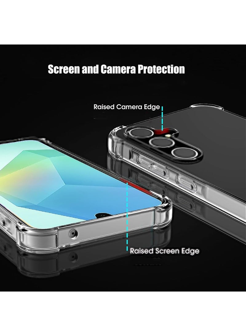 SNBFA Samsung Galaxy A16 Case,Designed for Galaxy A16 5G/4G Case,Slim Flexible TPU Airbag Bumper Shock Absorption Rubber Soft Silicone Case Cover Fit for Samsung Galaxy A16 (Clear) - Image 4