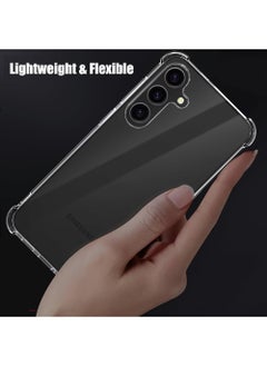 SNBFA Samsung Galaxy A16 Case,Designed for Galaxy A16 5G/4G Case,Slim Flexible TPU Airbag Bumper Shock Absorption Rubber Soft Silicone Case Cover Fit for Samsung Galaxy A16 (Clear)  - Image 5