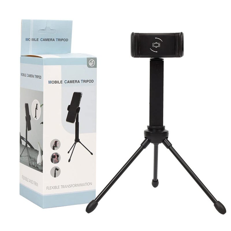 Mini Extension Desktop Tripod for Camera and Phone Small Short Tripod Pole Selfie Stick Stand Tripod Tabletop for Fill Light/Cameras/GoPros/Mobile Devices
