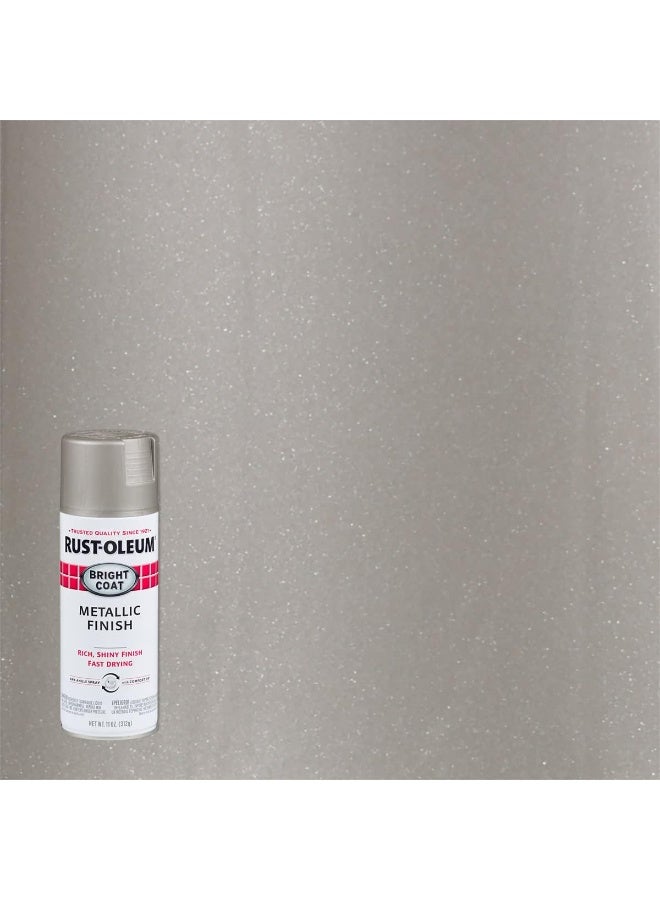 RUST-OLEUM Stops Rust Bright Coat Metallic Finish Spray - 312g, Chrome - Image 2