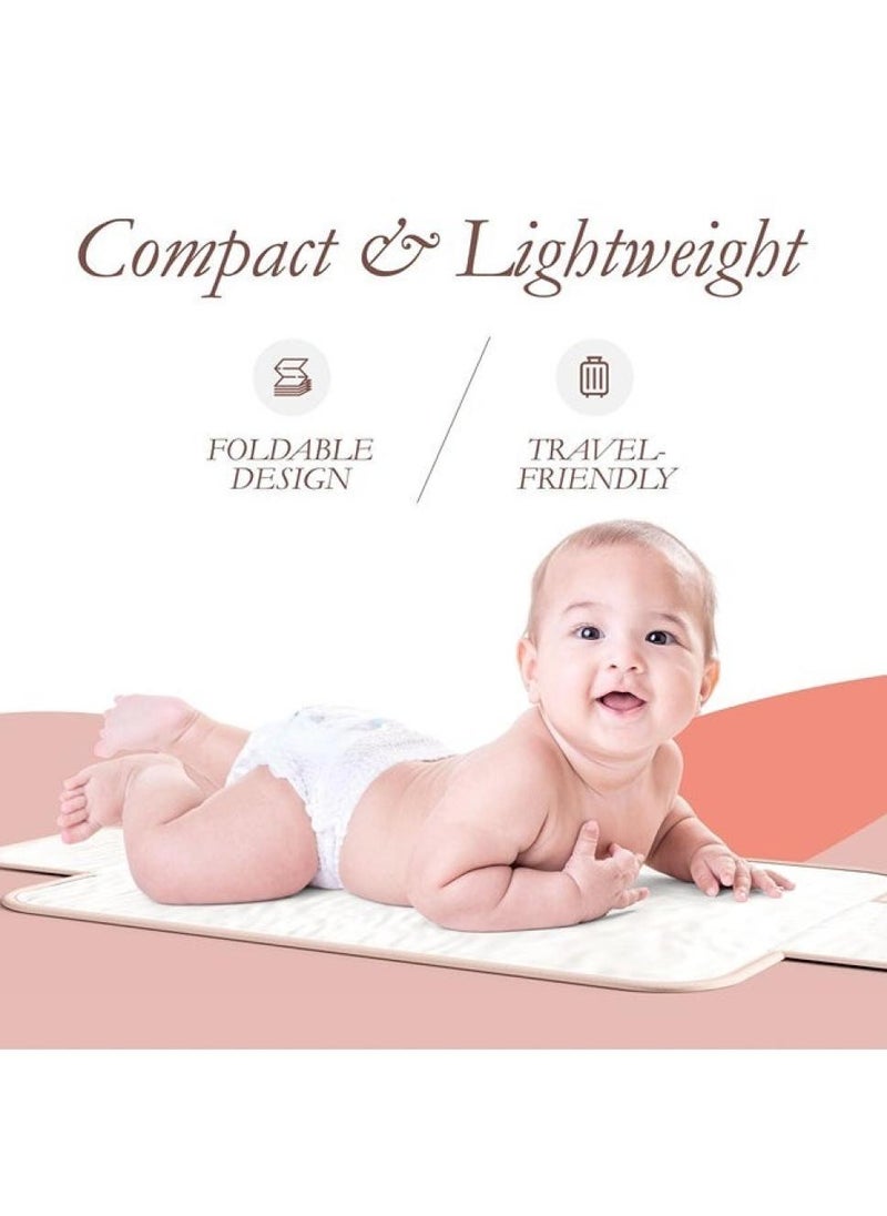 Bebiland Baby Portable Diaper Changing Mat for Travel Waterproof Compact Baby Changing Pad  - Image 5