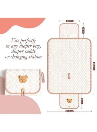 حصيرة تغيير حفاضات الأطفال المحمولة للسفر مقاومة للماء ومريحة - view 2
