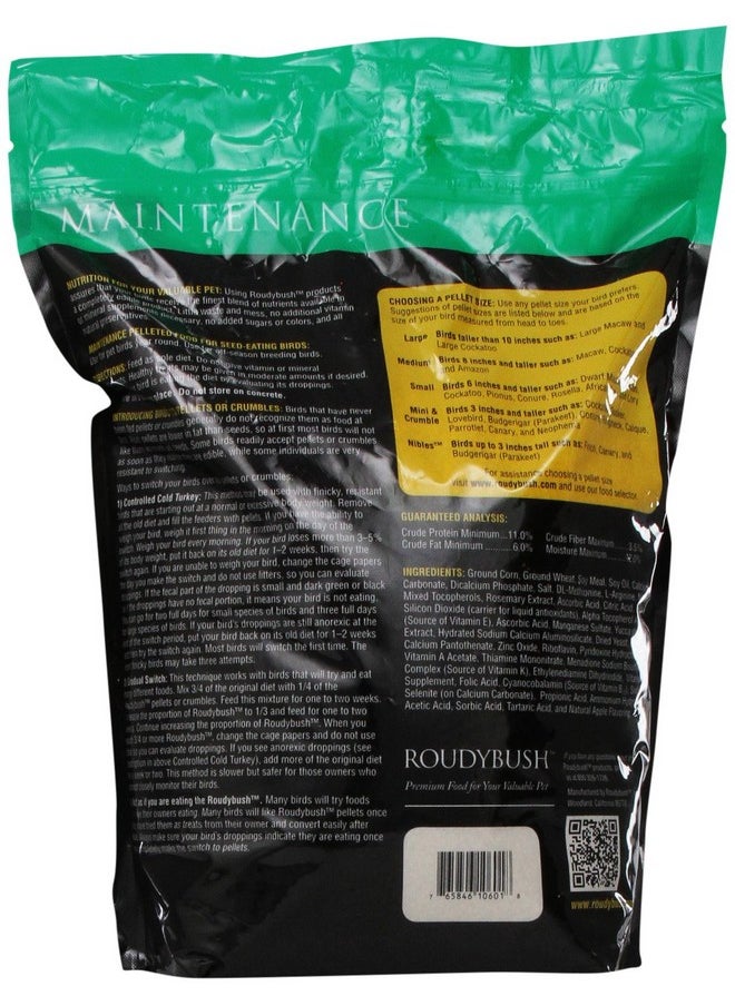 ROUDYBUSH Daily Maintenance Bird Food, Nibles, 10Pound (210Nidm)  - Image 2