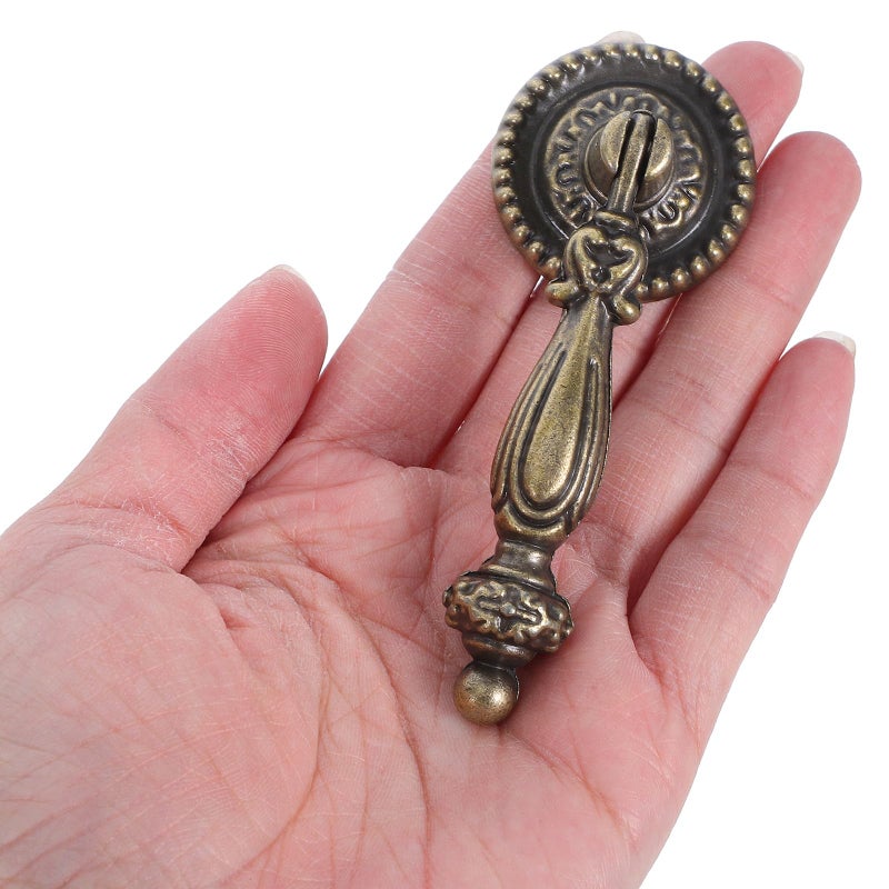 Antique Zinc Alloy Cabinet Door Handle Large Size Round Pull for Kitchen Bedroom Furniture - Image 5