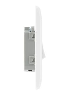 BG BG Nexus 20 Amp 16AX Single 1 Way Plate Switches Round Edge  - Image 4