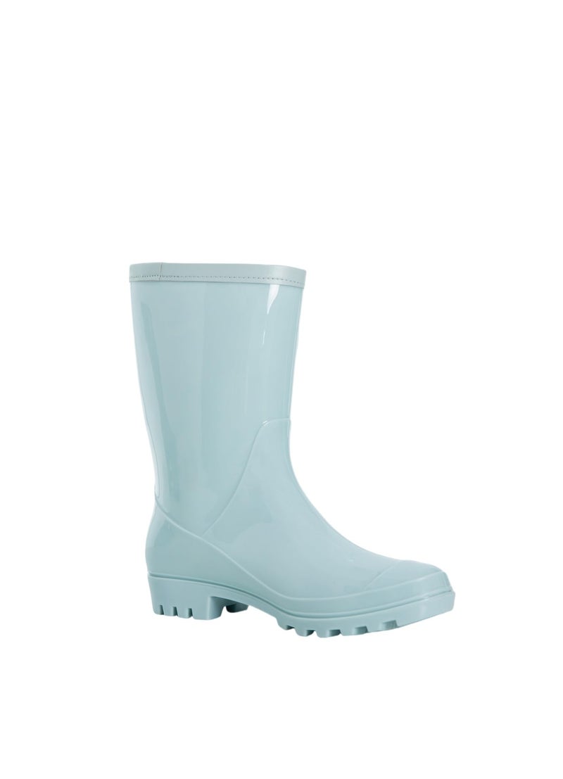 Fubotao Women's Mid Calf Rain Boots Waterproof Fashion Garden Shoes Anti-slipping Rainboots For Women Comfortable Insole Light Rain Shoes - Image 3
