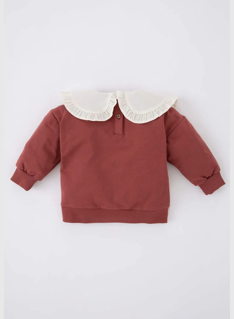 DeFacto BabyGirl Long Sleeve Knitted Sweatshirt