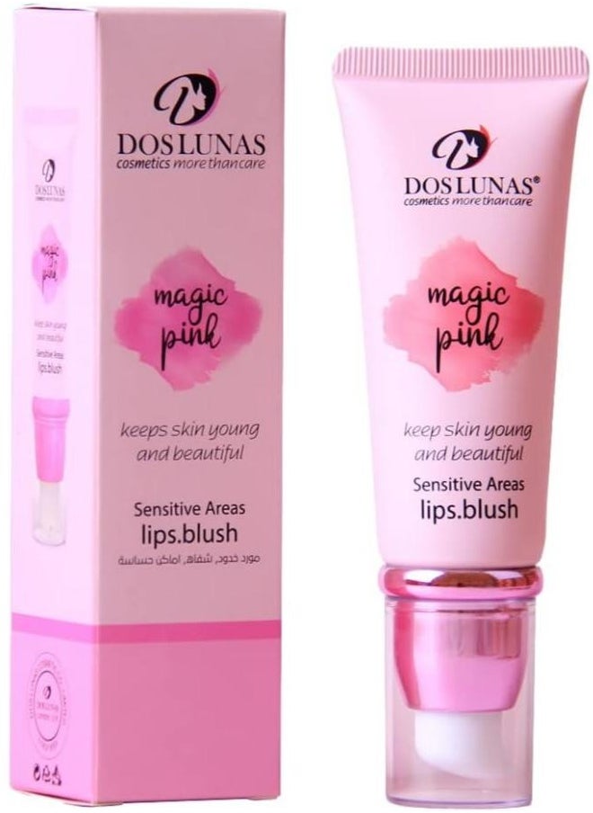 DOS LUNAS Magic Pink Tinted Cheeks, Lips, and Sensitive Area 40 g  - Image 1