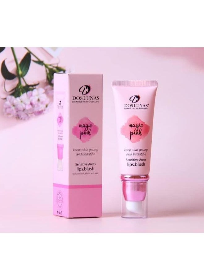 DOS LUNAS Magic Pink Tinted Cheeks, Lips, and Sensitive Area 40 g  - Image 3