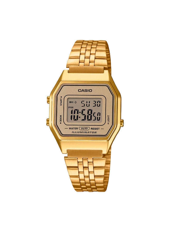 CASIO Stainless Steel Digital Wrist Watch LA680WGA-9DF - Image 1
