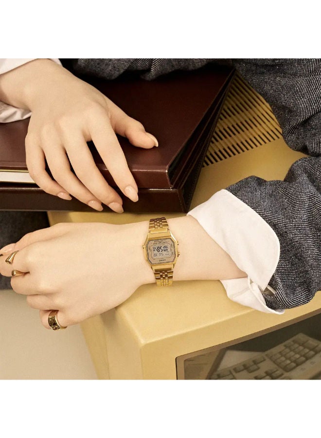 CASIO Stainless Steel Digital Wrist Watch LA680WGA-9DF - Image 2