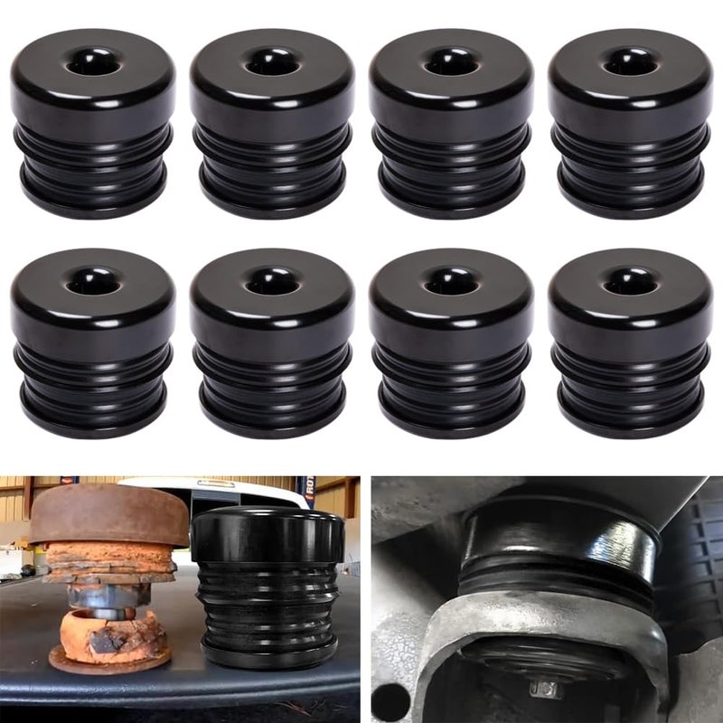 HUGALL 8PCS Silicone Body Mount Kit Compatible with 20082016 F250 F350 Crew Cab Superior Silicone Cab Mount Bushings Improve Bumpy Ride Durable Components Outperforms OEM PU Mounts