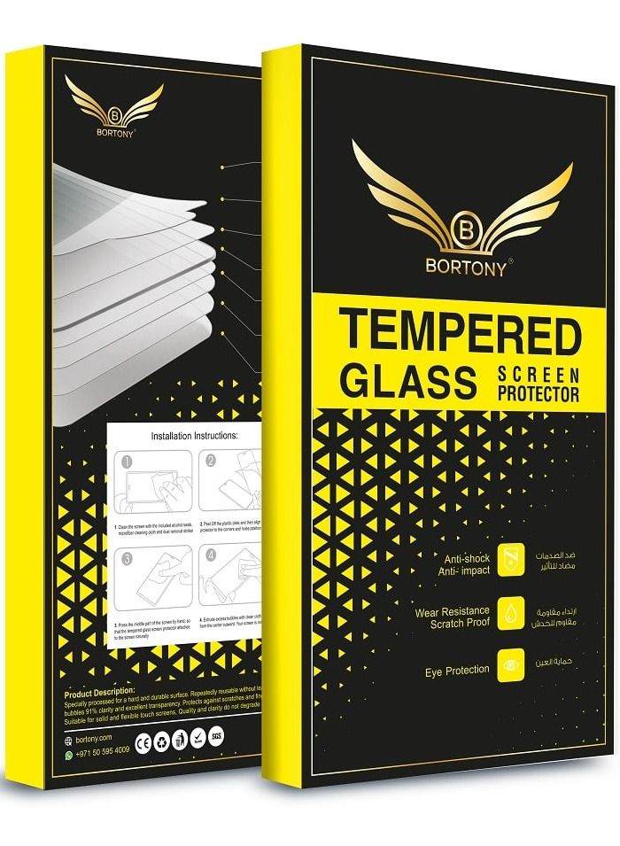 BORTONY Tempered Glass Screen Protector For Apple iPhone 12/Pro - Image 3