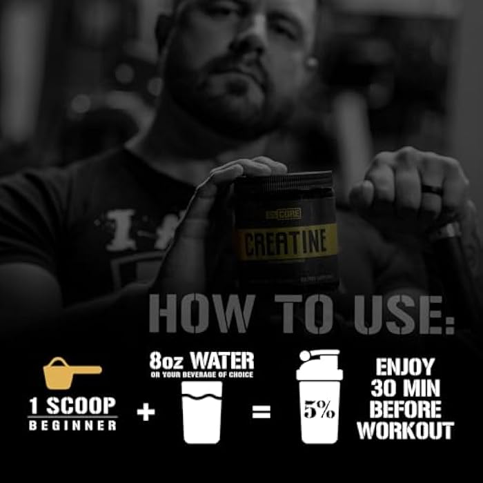 5% Nutrition Core Creatine | Micronized Creatine Monohydrate Powder | 5G, 5000mg, 60 Servings (Unflavored) - Image 5