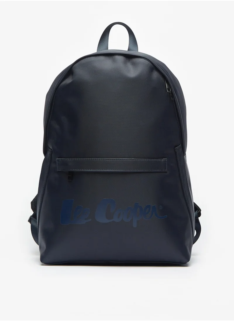 لي كوبر Logo Print Backpack