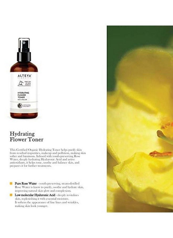 Alteya Organics Alteya Certified Organic Rose & Mullein Hydrating Flower Toner 4 Ounces  - Image 4