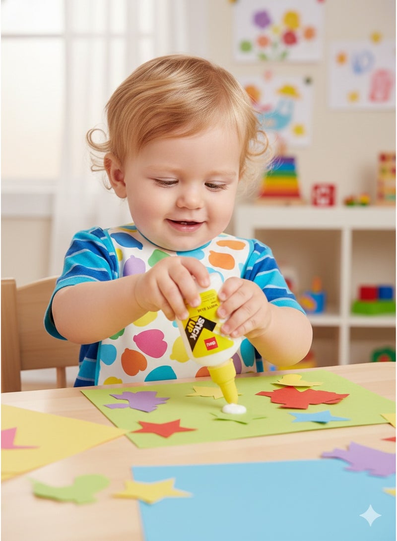 ديلي عصا غراء أبيض 40 مل – عبوة من قطعتين | لاصق قوي للورق - Image 2