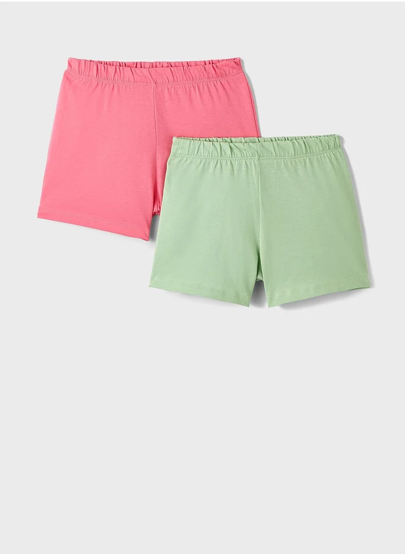 JUNE Kids 2 Pack Essential Shorts