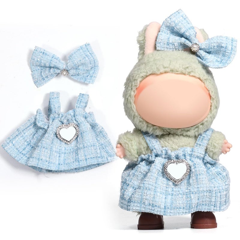 AICase for 17cm Doll ClothesOutfitClothes Set for 17cm Doll2 Piece Set Premium Luxury Chic Dress Clothing Girls Stylish Adorable Dolls Clothes Accessories_2 - Image 2
