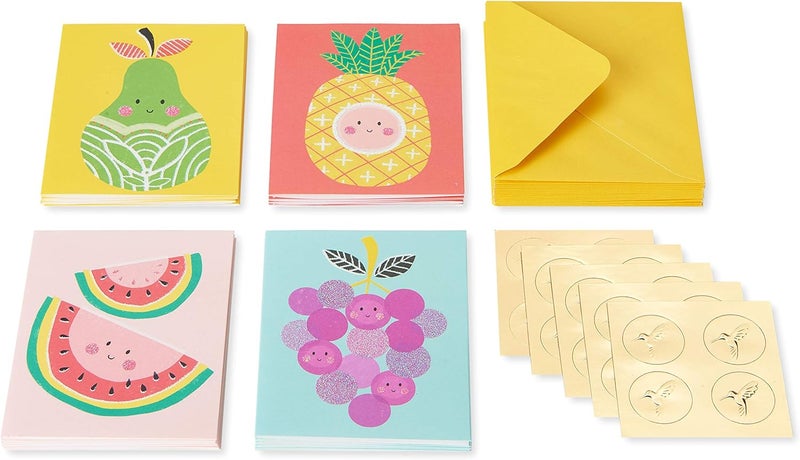 Papyrus Blank Cards with Envelopes, Fruit (20-Count) - Image 2