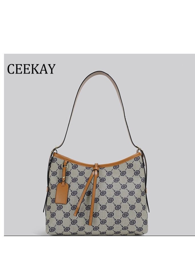 CEEKAY Female High-End Light luxury Niche Retro Small Tote Crossbody Bag - Image 1