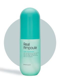 ENOUGH ENOUGH Real Ampoule Pore Tightening Serum 200ml – Pore Minimizing, Oil Control & Deep Cleansing 