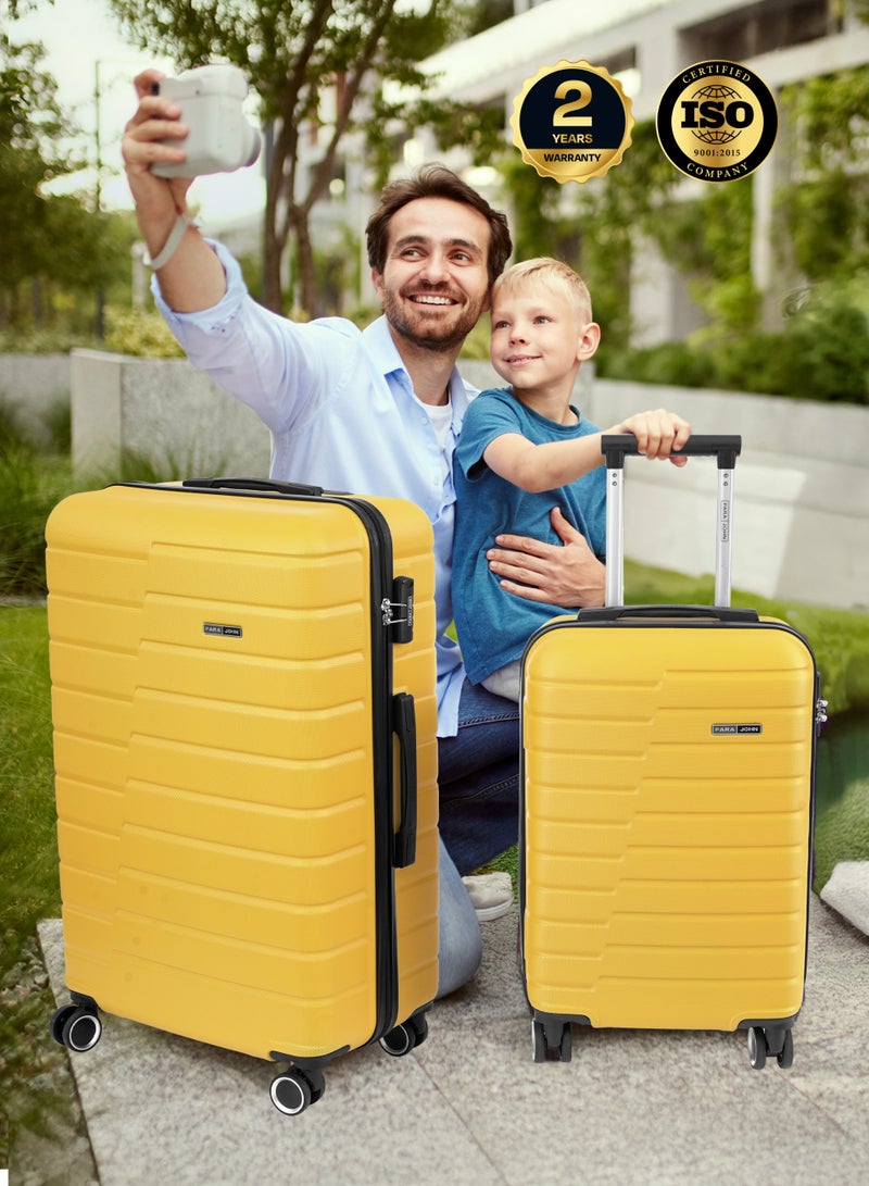 PARAJOHN Beta Cabin Size Lightweigh ABS Hardside Spinner Luggage Trolley -20 Inch | Carrying 10KG 4-Wheel Hardshell Suitcase-Yellow - Image 5