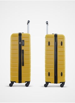 PARAJOHN Beta Cabin Size ABS Hardside Spinner Luggage Trolley 20 Inch Yellow  - Image 3