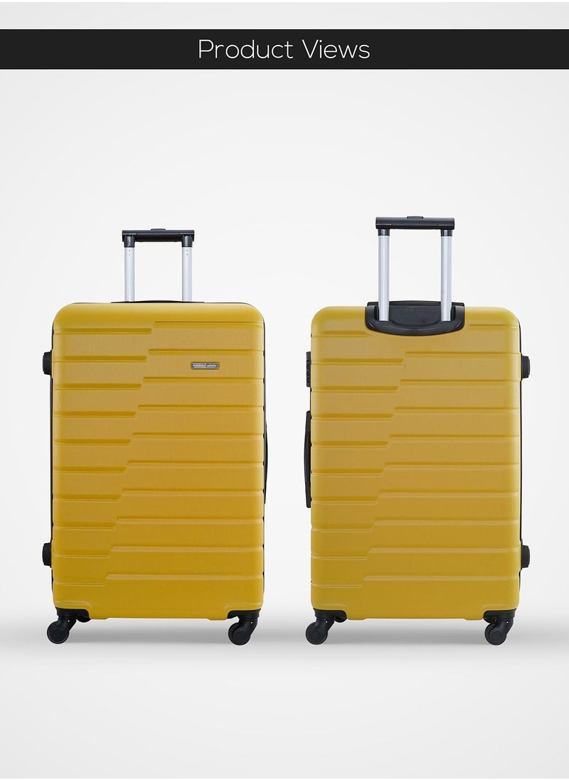 PARAJOHN - Beta Cabin Size ABS Hardside Spinner Luggage Trolley 20 Inch Yellow - Image 1