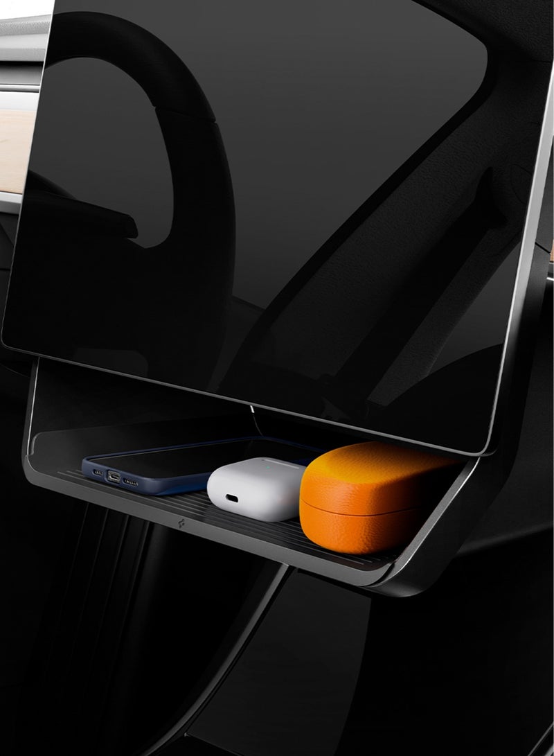 Spigen Under Screen Storage Organizer for Tesla Model 3 (2021 to 2023) and Model Y (2021 to 2024) [NOT Compatible with Model 3 2024]  - Image 1